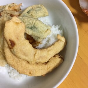 皮付きかぼちゃの天ぷら